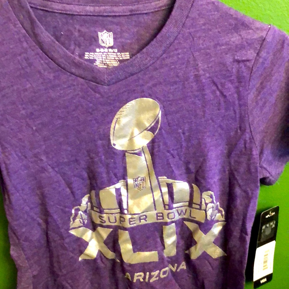 New super bowl XLIX Arizona purple girl t-shirt.